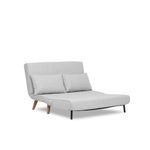 Casa si Gradina - Mobilier - Canapele si coltare - Canapele - Canapea extensibila 2 locuri, Atelier Del Sofa, stofa teddy, gri, 120x180 cm - Infinity.ro