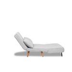 Casa si Gradina - Mobilier - Canapele si coltare - Canapele - Canapea extensibila 2 locuri, Atelier Del Sofa, stofa teddy, gri, 120x180 cm - Infinity.ro