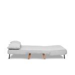 Casa si Gradina - Mobilier - Canapele si coltare - Canapele - Canapea extensibila 2 locuri, Atelier Del Sofa, stofa teddy, gri, 120x180 cm - Infinity.ro