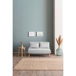 Casa si Gradina - Mobilier - Canapele si coltare - Canapele - Canapea extensibila 2 locuri, Atelier Del Sofa, stofa teddy, gri, 120x180 cm - Infinity.ro