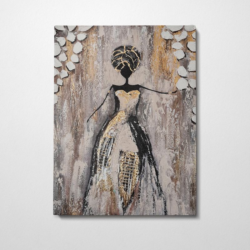 Casa si Gradina - Decoratiuni - Tablouri - Tablou decorativ, Wallxpert, panza, multicolor, 50x70 cm, pictat manual, 405HND1222 - Infinity.ro