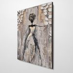 Casa si Gradina - Decoratiuni - Tablouri - Tablou decorativ, Wallxpert, panza, multicolor, 50x70 cm, pictat manual, 405HND1222 - Infinity.ro