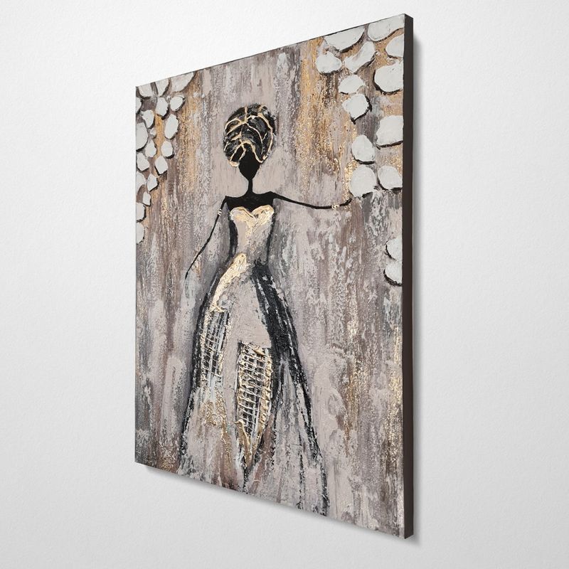 Casa si Gradina - Decoratiuni - Tablouri - Tablou decorativ, Wallxpert, panza, multicolor, 50x70 cm, pictat manual, 405HND1222 - Infinity.ro