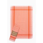 Market - Curatenie si intretinere casa - Produse bucatarie - Lavete si bureti - Set prosoape de maini, Hermia, portocaliu, 45x65 cm, 100% bumbac, 5 bucati - Infinity.ro