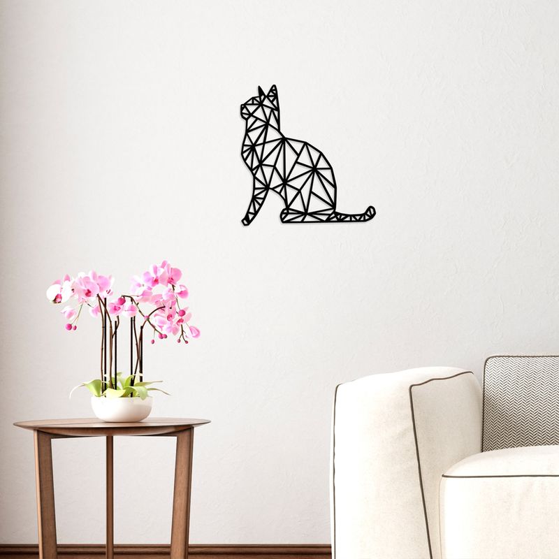 Casa si Gradina - Decoratiuni - Decoratiuni perete - Accesoriu decorativ de perete, Wallxpert, lemn, negru, 35x46 cm - Infinity.ro