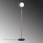 Casa si Gradina - Corpuri si surse de iluminat - Veioze si lampi - Lampadare - Lampadar, Opviq, metal, auriu, 30x30x168 cm - Infinity.ro