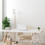 Casa si Gradina - Corpuri si surse de iluminat - Veioze si lampi - Lampadare - Lampadar, Opviq, metal, auriu, 30x30x168 cm - Infinity.ro