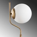 Casa si Gradina - Corpuri si surse de iluminat - Veioze si lampi - Lampadare - Lampadar, Opviq, metal, auriu, 30x30x168 cm - Infinity.ro