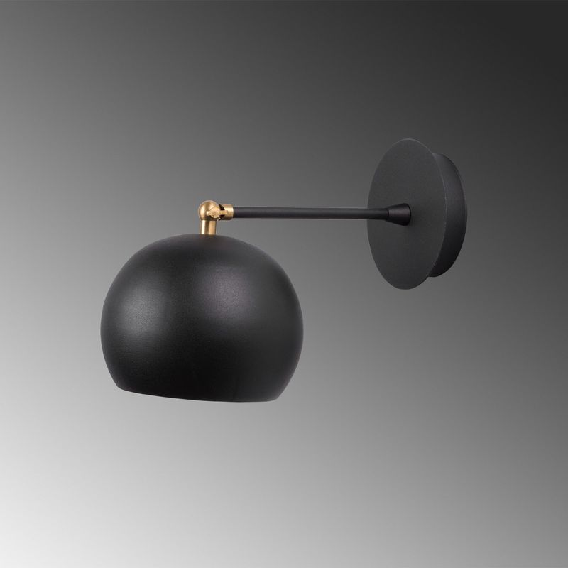 Casa si Gradina - Corpuri si surse de iluminat - Plafoniere, aplice si spoturi - Aplica de perete, Opviq, metal, negru, 15x28 cm - Infinity.ro