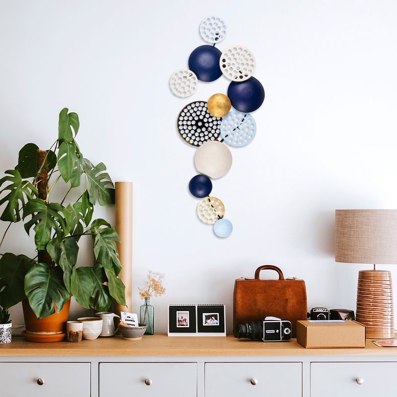 Casa si Gradina - Decoratiuni - Decoratiuni perete - Accesoriu decorativ de perete, Wallxpert, metal, multicolor, 95x40 cm - Infinity.ro