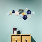 Casa si Gradina - Decoratiuni - Decoratiuni perete - Accesoriu decorativ de perete, Wallxpert, metal, multicolor, 95x40 cm - Infinity.ro