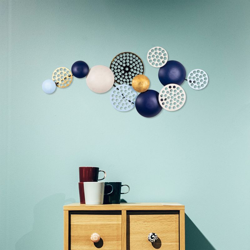 Casa si Gradina - Decoratiuni - Decoratiuni perete - Accesoriu decorativ de perete, Wallxpert, metal, multicolor, 95x40 cm - Infinity.ro