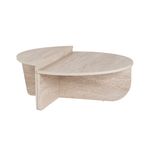 Casa si Gradina - Mobilier - Mese si birouri - Masute de cafea - Masa de cafea, Hanah Home, pal melaminat, travertin, 90x30x60 cm - Infinity.ro