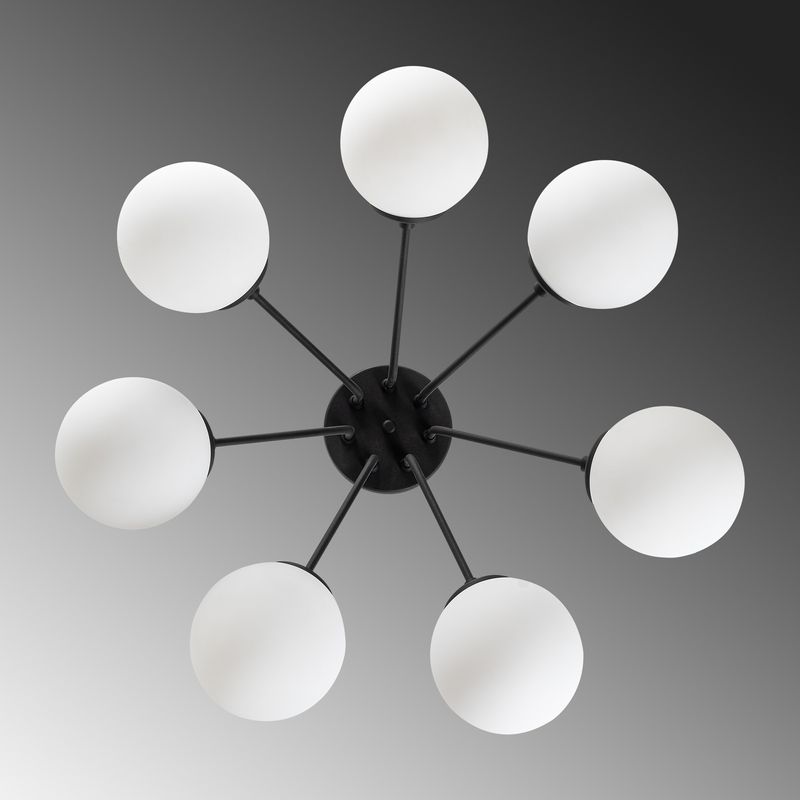 Casa si Gradina - Corpuri si surse de iluminat - Lustre si pendule - Candelabru, Opviq, metal, negru, 65x40 cm - Infinity.ro