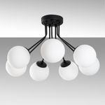 Casa si Gradina - Corpuri si surse de iluminat - Lustre si pendule - Candelabru, Opviq, metal, negru, 65x40 cm - Infinity.ro