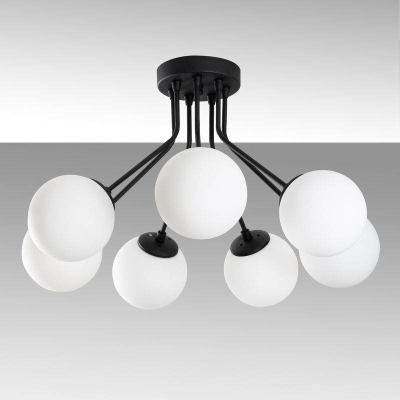 Casa si Gradina - Corpuri si surse de iluminat - Lustre si pendule - Candelabru, Opviq, metal, negru, 65x40 cm - Infinity.ro