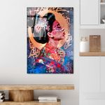 Casa si Gradina - Decoratiuni - Tablouri - Tablou decorativ, Wallxpert, sticla temperata, multicolor, 70x100 cm, 123BZM2219 - Infinity.ro