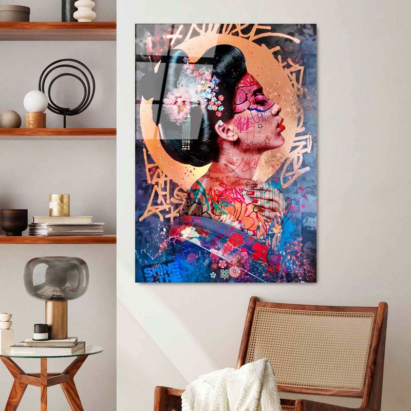 Casa si Gradina - Decoratiuni - Tablouri - Tablou decorativ, Wallxpert, sticla temperata, multicolor, 70x100 cm, 123BZM2219 - Infinity.ro