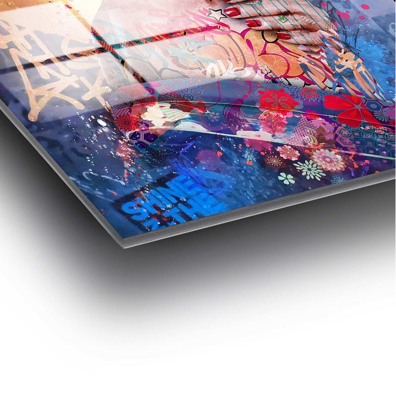 Casa si Gradina - Decoratiuni - Tablouri - Tablou decorativ, Wallxpert, sticla temperata, multicolor, 70x100 cm, 123BZM2219 - Infinity.ro