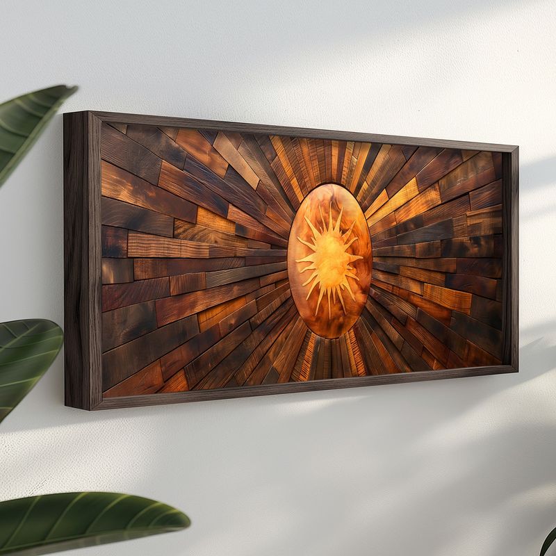 Casa si Gradina - Decoratiuni - Tablouri - Tablou decorativ inramat, Wallxpert, mdf, multicolor, 120x40x3.5 cm, 856EVL1561 - Infinity.ro