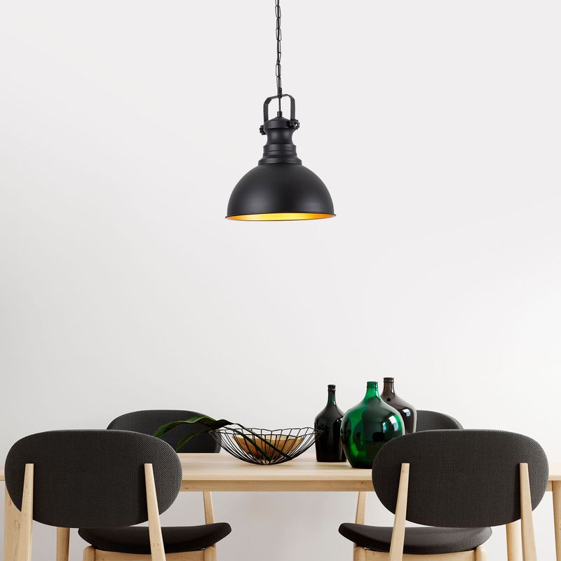 Casa si Gradina - Corpuri si surse de iluminat - Lustre si pendule - Lustra, Opviq, metal, negru, 31x85 cm - Infinity.ro