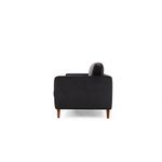 Casa si Gradina - Mobilier - Canapele si coltare - Canapele - Canapea 3 locuri, Atelier Del Sofa, lemn fag si pal, negru si stejar, 215x90x70 cm - Infinity.ro