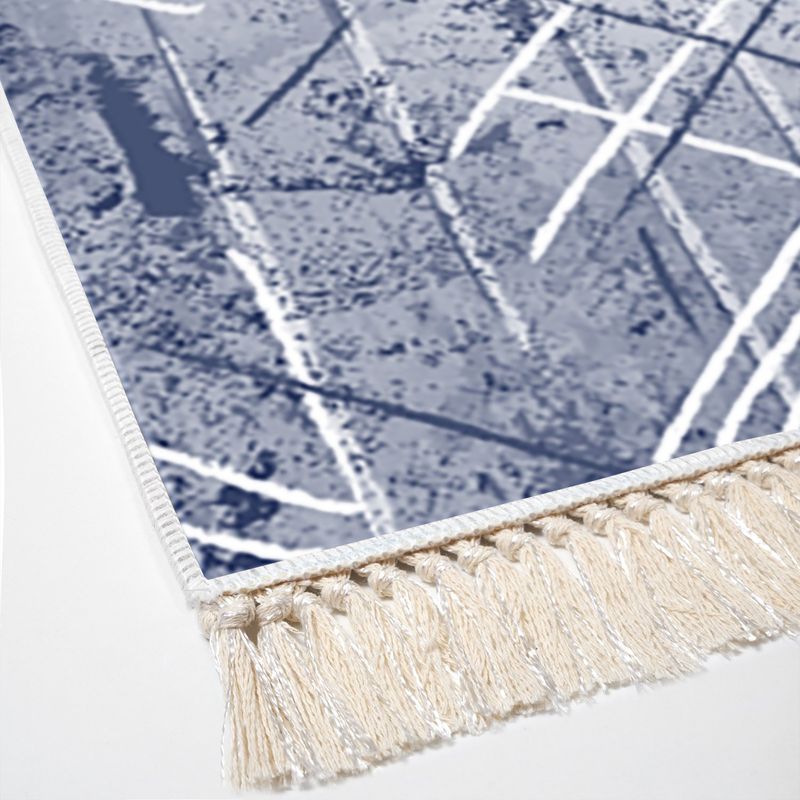 Casa si Gradina - Textile si covoare - Covoare - Covoare casa - Covor, Conceptum Hypnose, albastru, 100x200 cm, 100% poliester, antiderapant, lavabil la masina, 955ANR3470 - Infinity.ro