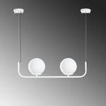 Casa si Gradina - Corpuri si surse de iluminat - Lustre si pendule - Candelabru, Opviq, metal, alb, 56x15x20-110 cm, inaltime reglabila - Infinity.ro