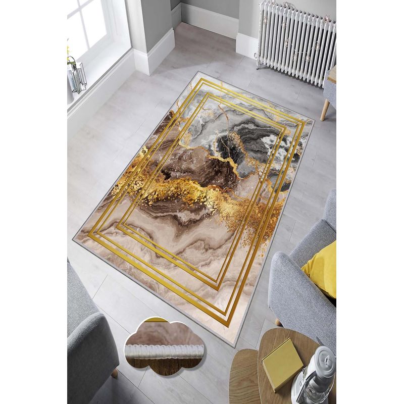 Casa si Gradina - Textile si covoare - Covoare - Covoare casa - Covor, Conceptum Hypnose, multicolor, 60x100 cm, 100% poliester, antiderapant, 478HFT1535 - Infinity.ro