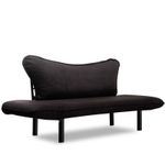 Casa si Gradina - Mobilier - Canapele si coltare - Canapele - Canapea extensibila 2 locuri, Hanah Home, metal, negru, 150x70x75 cm - Infinity.ro