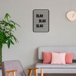 Casa si Gradina - Decoratiuni - Decoratiuni perete - Accesoriu decorativ de perete, Wallxpert, metal, negru, 49x69 cm - Infinity.ro