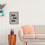 Casa si Gradina - Decoratiuni - Decoratiuni perete - Accesoriu decorativ de perete, Wallxpert, metal, negru, 49x69 cm - Infinity.ro