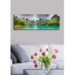 Casa si Gradina - Electrice - Tablouri electrice si accesorii - Tablou canvas cu led, Wallxpert, piele intoarsa, multicolor, 30x90 cm, 239SHN1255 - Infinity.ro