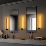 Casa si Gradina - Corpuri si surse de iluminat - Plafoniere, aplice si spoturi - Aplica, Opviq, metal, negru, 62x10x7 cm, led 8w - Infinity.ro