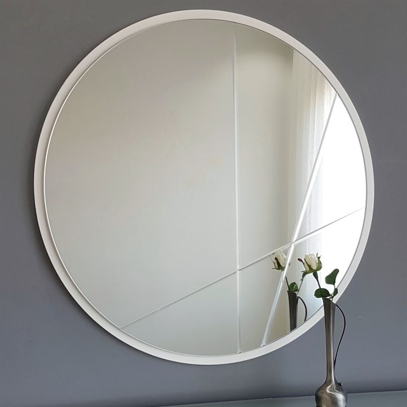 Casa si Gradina - Decoratiuni - Oglinzi - Oglinda, Hanah Home, mdf, argintiu, 60x60 cm, 552NOS2147 - Infinity.ro