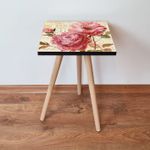 Casa si Gradina - Mobilier - Mese si birouri - Masute de cafea - Masa laterala, Hanah Home, mdf, multicolor, 35x35x42 cm, 481LNA1914 - Infinity.ro