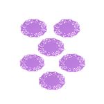 Casa si Gradina - Bucatarie si vesela - Accesorii bar - Suporturi bauturi - Suport pentru pahare, Hermia, silicon, multicolor, diametru 9 cm, set 6 bucati - Infinity.ro