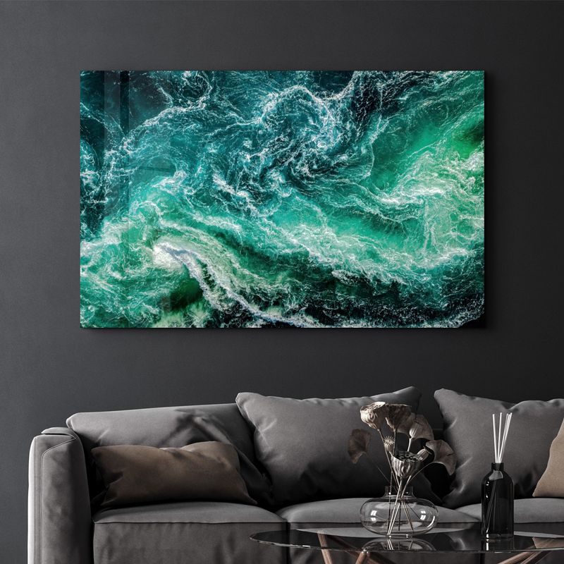 Casa si Gradina - Decoratiuni - Tablouri - Tablou decorativ, Wallxpert, sticla temperata, multicolor, 70x110 cm, 672BRS1157 - Infinity.ro