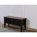 Casa si Gradina - Mobilier - Comode si corpuri - Comode - Comoda tv, Hanah Home, mdf, negru, 100x45x30 cm - Infinity.ro