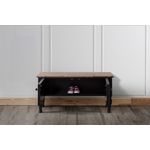 Casa si Gradina - Mobilier - Comode si corpuri - Comode - Comoda tv, Hanah Home, mdf, negru, 100x45x30 cm - Infinity.ro