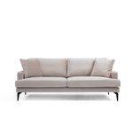 Casa si Gradina - Mobilier - Canapele si coltare - Canapele - Canapea 2 locuri, Hanah Home, lemn de fag si panouri aglomerate, bej, 175x90x88 cm - Infinity.ro