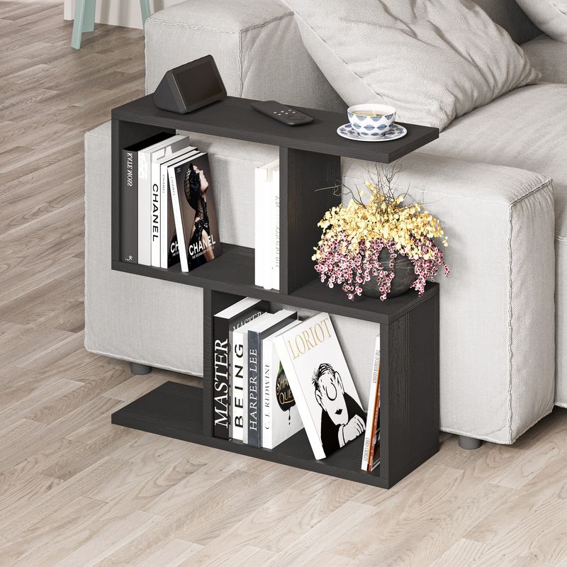 Casa si Gradina - Mobilier - Mese si birouri - Masute de cafea - Masuta de cafea, Hanah Home, pal melaminat, lemn negru, 60x60x20 cm - Infinity.ro