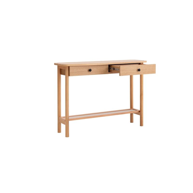 Casa si Gradina - Mobilier - Comode si corpuri - Console - Consola, Hanah Home, mdf, natur, 110x33x80 cm - Infinity.ro