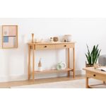 Casa si Gradina - Mobilier - Comode si corpuri - Console - Consola, Hanah Home, mdf, natur, 110x33x80 cm - Infinity.ro