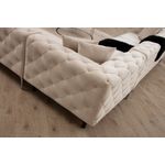 Casa si Gradina - Mobilier - Canapele si coltare - Coltare - Coltar, Hanah Home, stofa, ecru, 310x270x70 cm - Infinity.ro