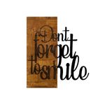 Casa si Gradina - Decoratiuni - Decoratiuni perete - Accesoriu decorativ de perete, Wallxpert, lemn si metal, nuc si negru, 47x58 cm, 899SKL1335 - Infinity.ro