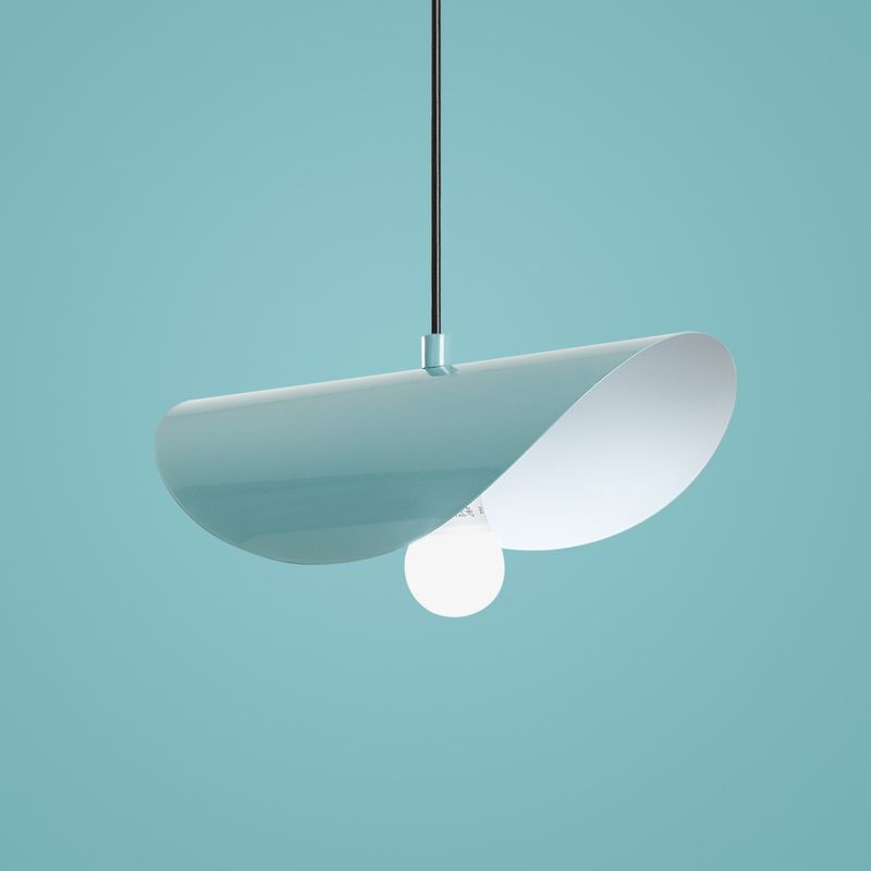 Casa si Gradina - Corpuri si surse de iluminat - Lustre si pendule - Candelabru, Opviq, metal, turcoaz, diametru 30 cm, inaltime reglabila, 892OPV1968 - Infinity.ro