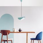 Casa si Gradina - Corpuri si surse de iluminat - Lustre si pendule - Candelabru, Opviq, metal, turcoaz, diametru 30 cm, inaltime reglabila, 892OPV1968 - Infinity.ro