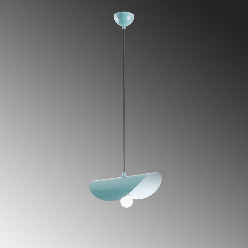 Casa si Gradina - Corpuri si surse de iluminat - Lustre si pendule - Candelabru, Opviq, metal, turcoaz, diametru 30 cm, inaltime reglabila, 892OPV1968 - Infinity.ro