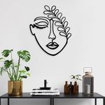 Casa si Gradina - Decoratiuni - Decoratiuni perete - Accesoriu decorativ de perete, Wallxpert, metal, negru, 40x65 cm - Infinity.ro